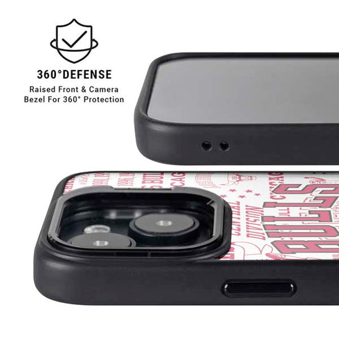 NBA Chicago Bulls Historic Blast iPhone 15 Kickstand Case